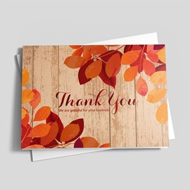 Warm Autumn Thank You