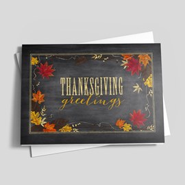 Thanksgiving Greetings Card