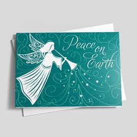 Delicate Aquamarine Angel
