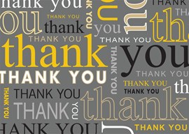 Repeating Thank You Card