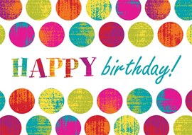 Bright Birthday Dots