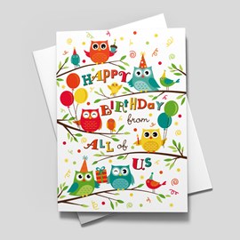 From Owl of Us Birthday Card