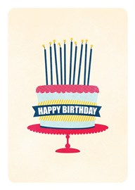 Party Cake Birthday Card