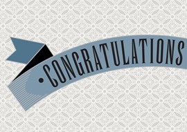 Geometric Congratulations Card