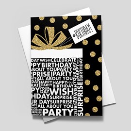 Black & Gold Party Box