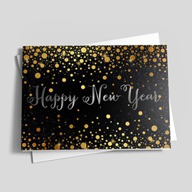 Burnished New Year Card