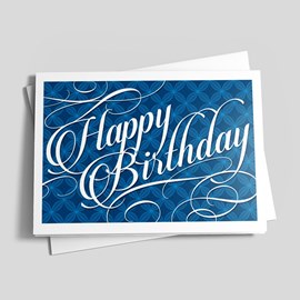 Diamond Swirls Birthday