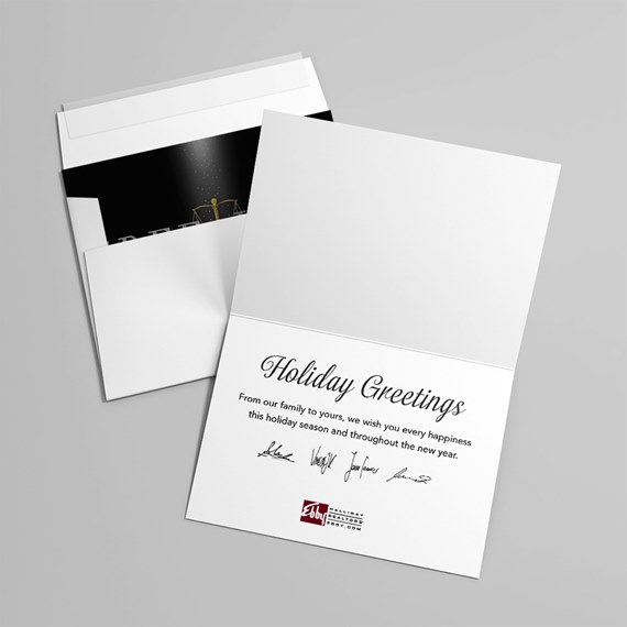 Legal Greetings Holiday Card