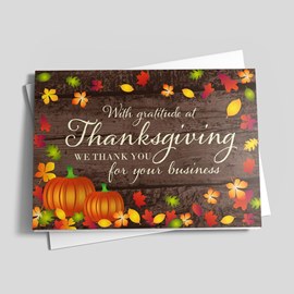 Brown Business Gratitude Thanks