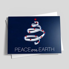 Swirly Starry Peace on Earth