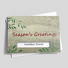 Shaded Seasons Greetings DieCut