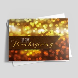 Amber Lights Thanksgiving