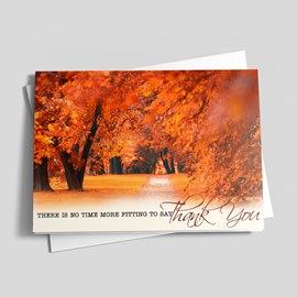 Burnt Orange Path of Thanks