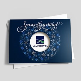 Snowflake Window Holiday Card
