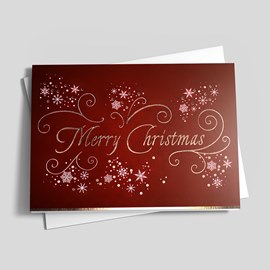Red Christmas Foil