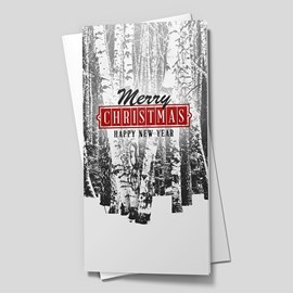 Modern Christmas Forest