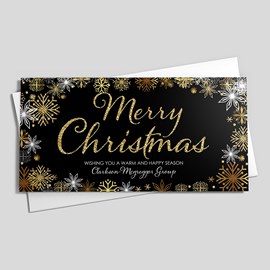 Snowflake Sparkle Christmas Card