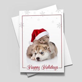 Fuzzy Friends Card