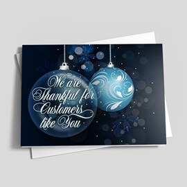 Bubbly Ornaments of Thanks