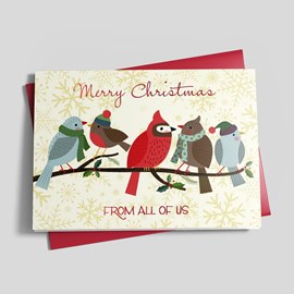 Christmas Wrens and Cardinals