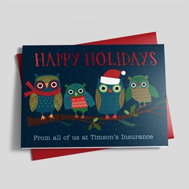 Hoot, Hoot, Holidays