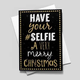 Hashtag Christmas Selfie