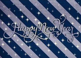 Dazzling New Year Pinstripes