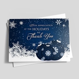 Blue Snowflake Ornaments