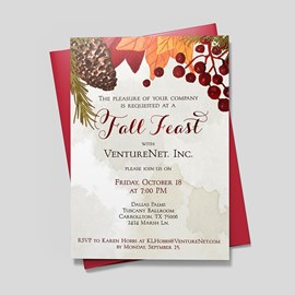 Thanksgiving Feast Invitation