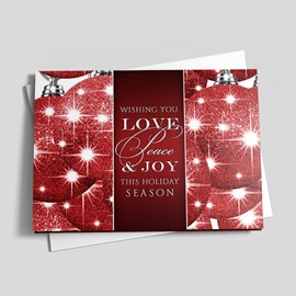 Red Hanging Ornaments of Love