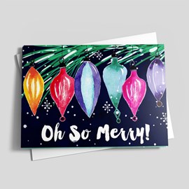 Hanging Watercolor Ornaments