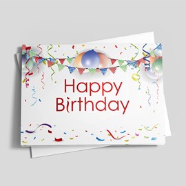 Party On Birthday Card