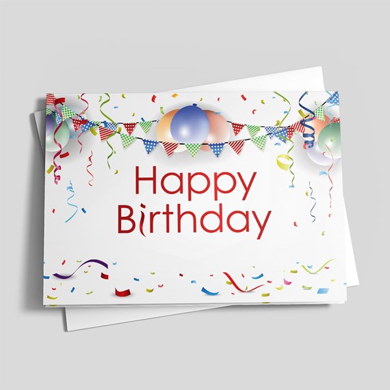 Party On Birthday Card