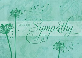 Dandelion Sympathy Card