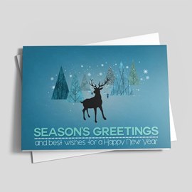 Season's Greetings Buck