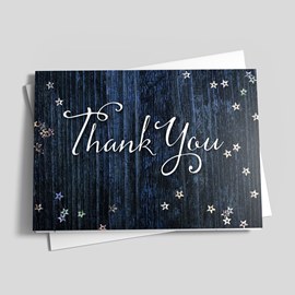 Rustic Stars Thank You