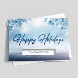 Snowstorm Holiday Card