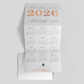 Recollection Rose Calendar Card