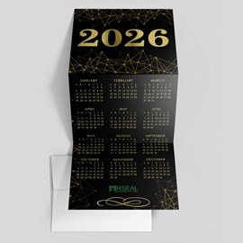 Gold Connections Calendar Card