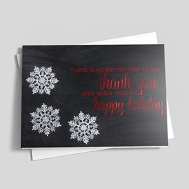 Red Night Holiday Card