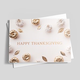 Professional Thanksgiving Folded Card