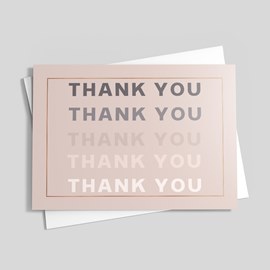 In Repetition Thank You Card
