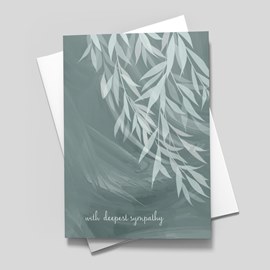 Shadow Garden Sympathy Card