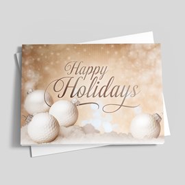 Shimmering Lights Holiday Card