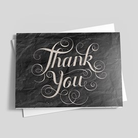 Rock Solid Thank You Card