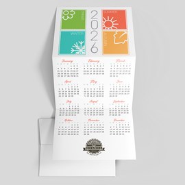 Changing Seasons Calendar Card