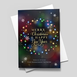 Holiday Dazzle Christmas Card