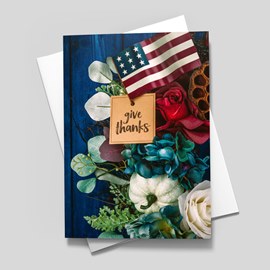 American Entrance Thanksgiving Card