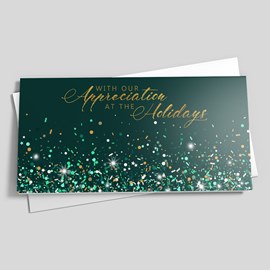 Seasonal Confetti Holiday Card