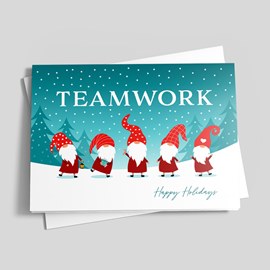 Elf Team Holiday Card